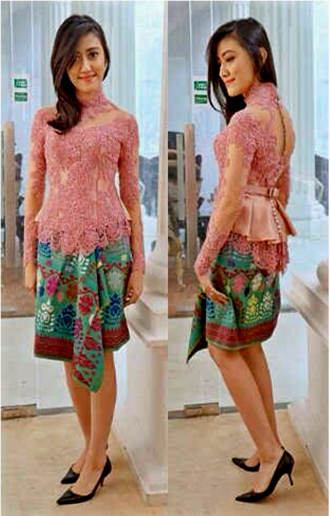 Contoh Kebaya  Modern  Rok Pendek untuk  Remaja  Kumpulan 