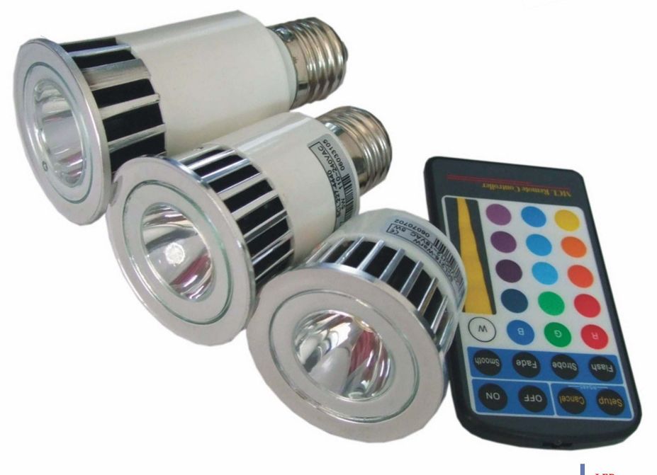  Lampu  RGB  LED  dengan remote control  Jual Lampu  Led 