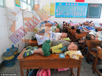 aktifitas tidur siang dsekolah dasar 1 Goaxin di Cina bagian barat