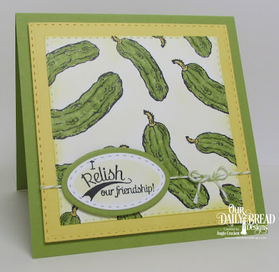 ODBD Pickles, ODBD Custom Double Stitched Squares Dies, ODBD Custom Stitched Ovals Dies, Card Designer Angie Crockett