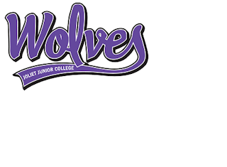JJC Wolves Logo from Joliet Junior College in Purple and White