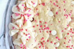 Sweetheart Funfetti Sugar Cookie Cake