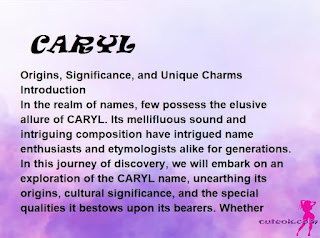 meaning of the name "CARYL"