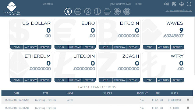 Waves Wallet, Lite Client