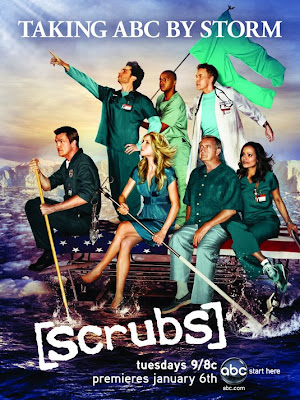 Scrubs Season 8 on ABC Television Poster