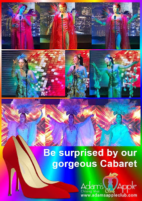Be surprised by our gorgeous cabaret from the Adams Apple Club