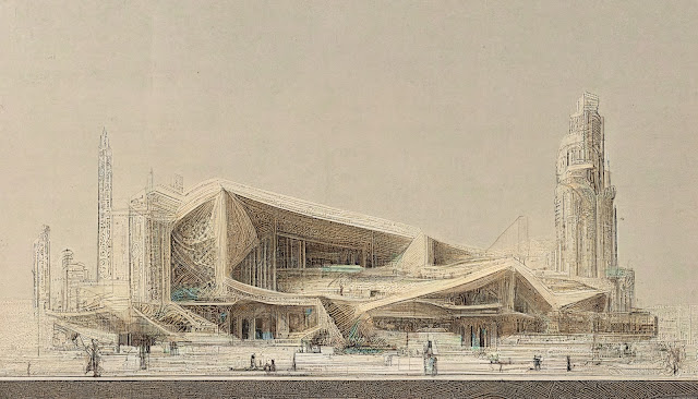 Cairo Arts Center Midjourney Concept Design