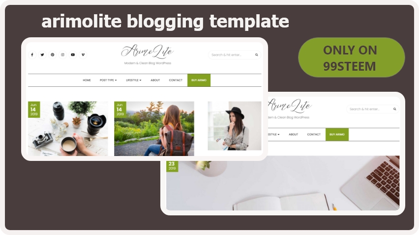 ArimoLite blogger template