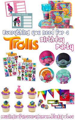 Trolls Birthday Party