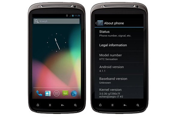 HTC Sensation: start work on porting Android 4.1.1 Jelly Bean