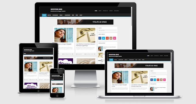 Devotion Grid Responsive Blogger Template