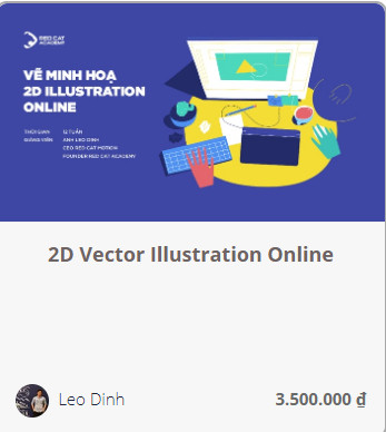 Chia Sẻ Khóa Học 2D Vector Illustration Online Của Redcatacademy