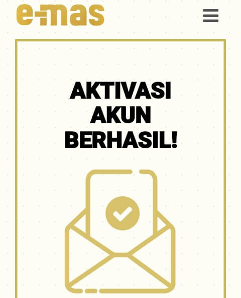 Anda disuruh untuk melakukan Verifikasi akun dengan cara memasukkan kode OTP yang telah diberikan melalui sms. Jika sudah Pilih "Verifikasi Akun".