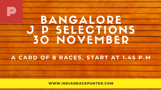 Bangalore Jackpot Selections 30 November