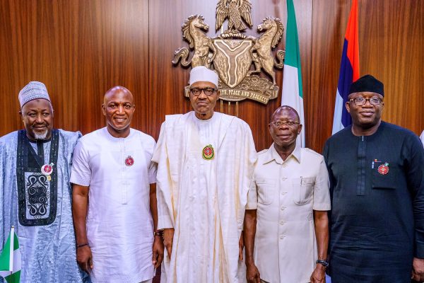 Bayelsa gov-elect, David Lyon, visits Buhari.