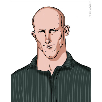 Darren Lockyer caricature