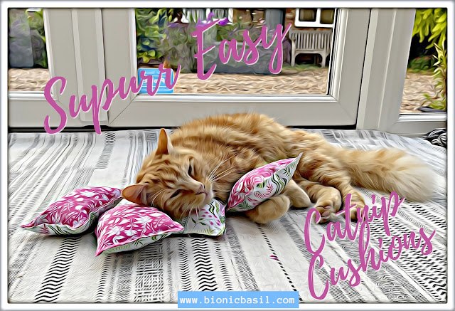 Crafting with Cats - Crafting For Your Shelters 2023 ©BionicBasil® Fudge and The Catnip Cushions