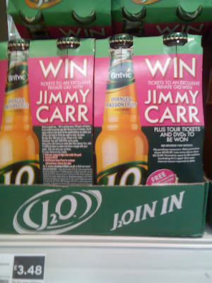 A pack of the soft drink J20