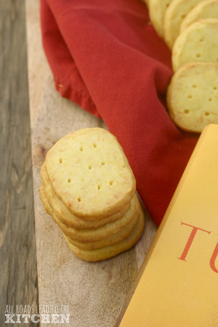 Curry Parmesan Shortbread