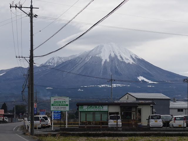 自宅に帰宅途中　鳥取県米子市高島　大山の眺望