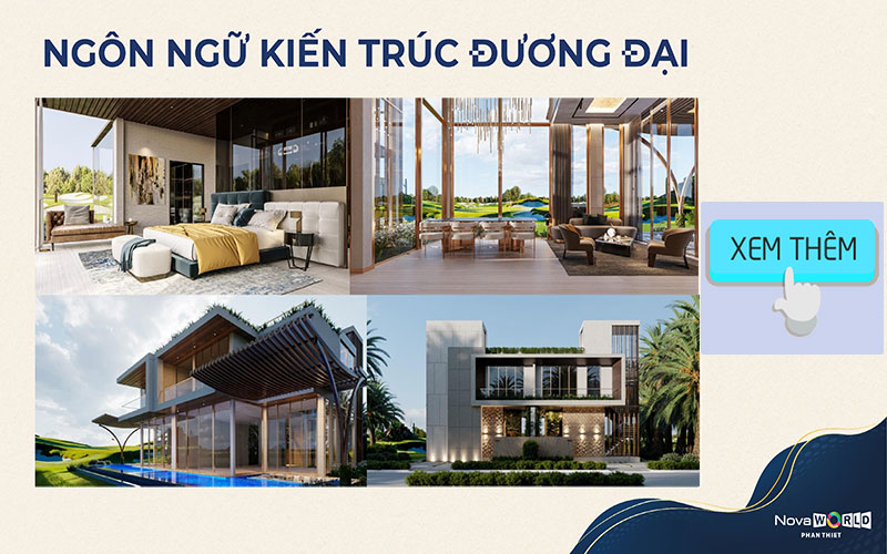 các mẫu biệt thự tại pga golf villas