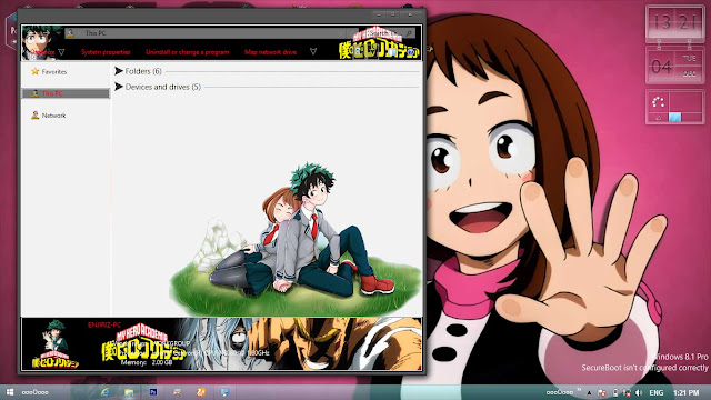 Boku no Hero Academia V2 Theme Win 8/8.1 by Enji Riz Lazuardi