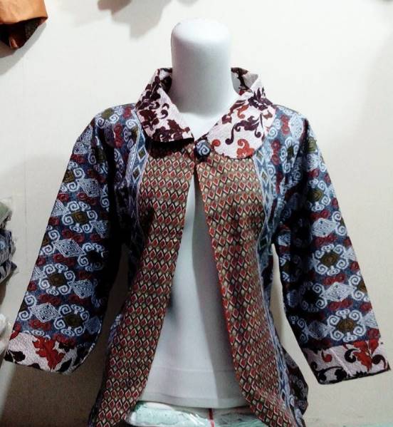 10 Model Baju Batik Kerja Untuk Wanita Gemuk Terbaru 2018