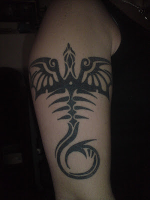 tribal phoenix tattoos. Tribal Phoenix Tattoo Design