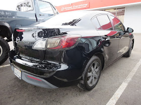 Mazda 3 after repainting at Almost Everything Auto Body