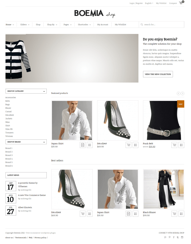 WORDPRESS ECOMMERCE THEME