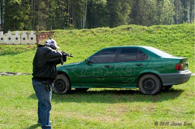 Russian Bullet Flower Power BMW Art Car