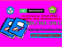 Indikator Kisi-Kisi Soal Matematika USBN SD/MI Tahun 2019