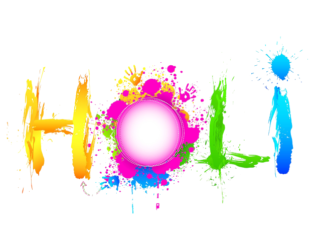 Happy Holi Greetings Quotes in English, Holi vector Color png images free download, Holi English Greetings