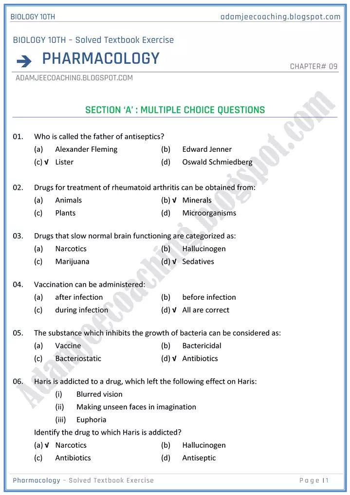 pharmacology-solved-textbook-exercise-biology-10th