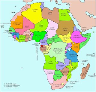 Resultado de imagen para mapa de africa politico