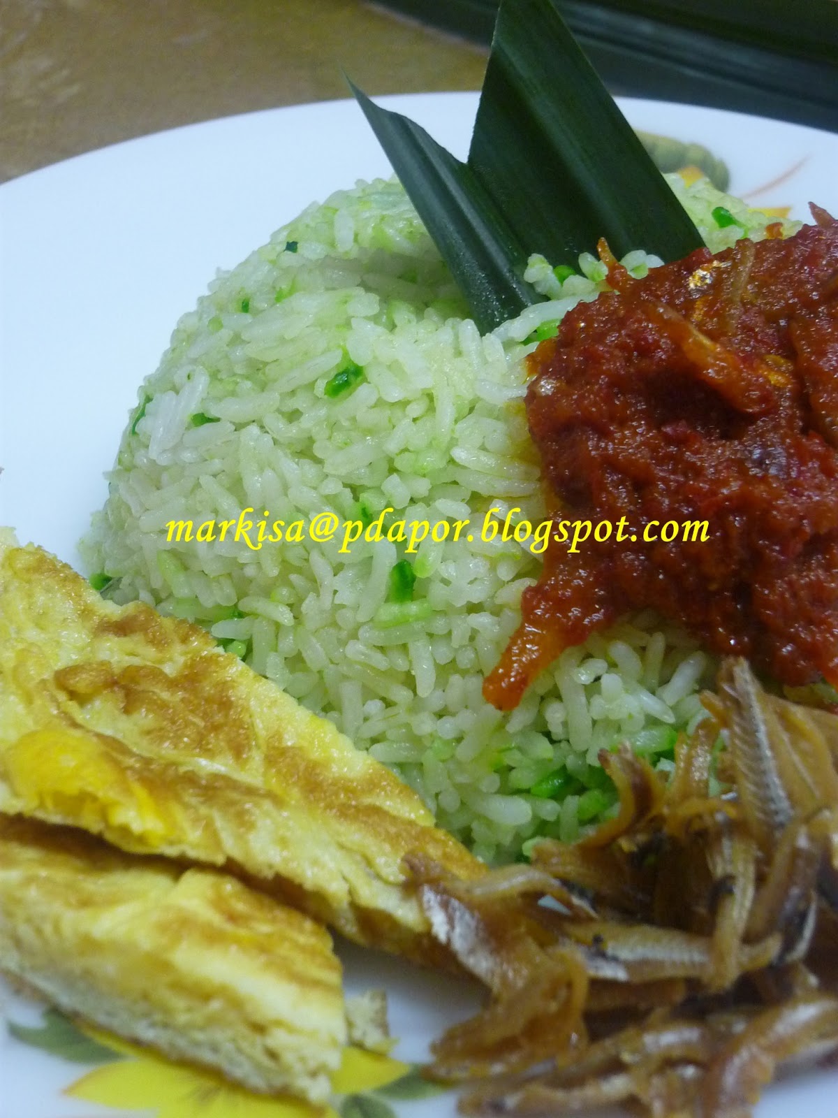 BAKED BY CIK TA: NASI LEMAK PANDAN-SEHARUM KASIHMU.