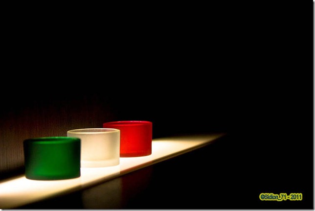 Aurelio Andriani bicchieri tricolore