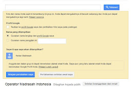 Forum Diskusi Operator Madrasah Online