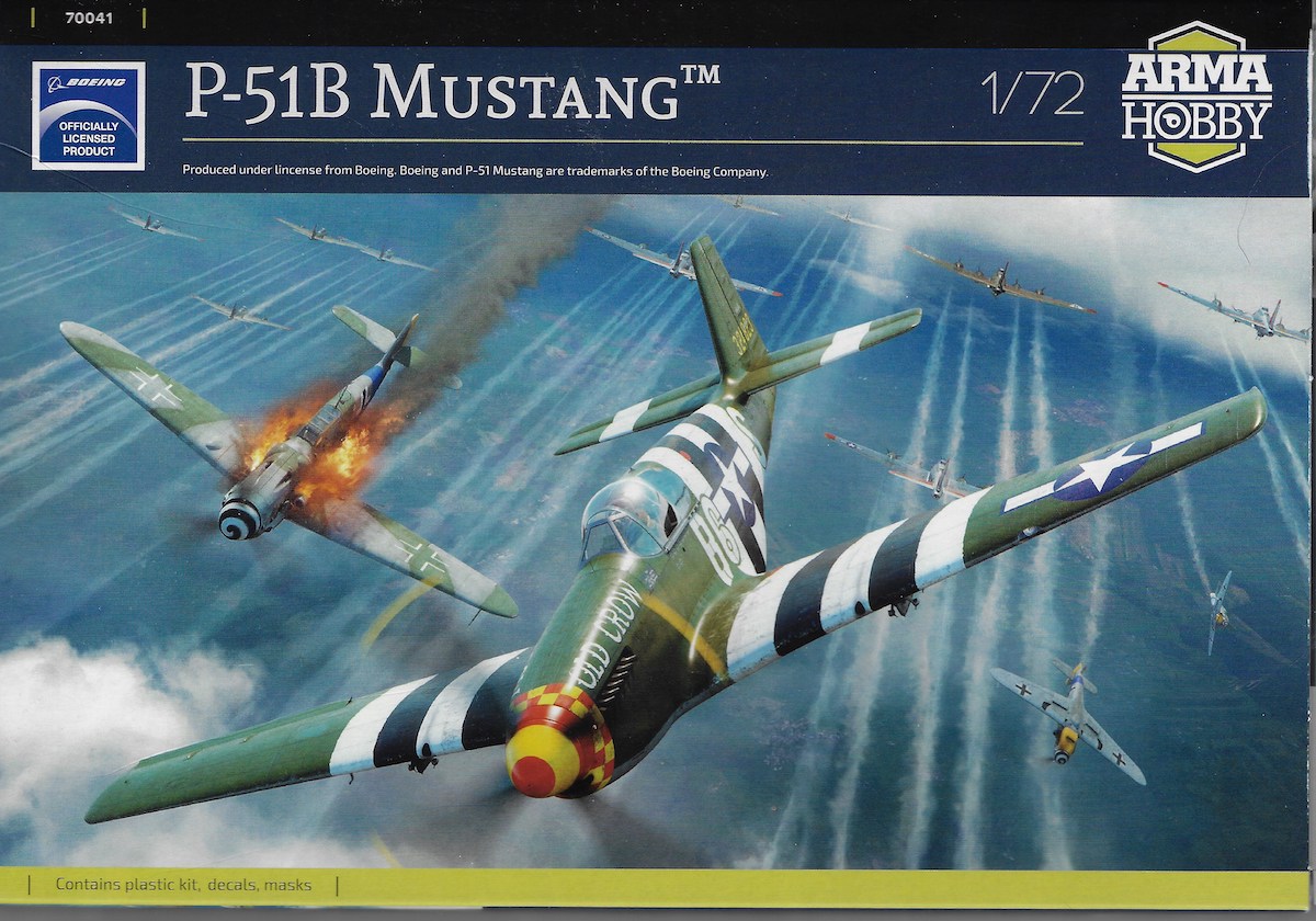 P-51B Mustang 70041 Arma Hobby