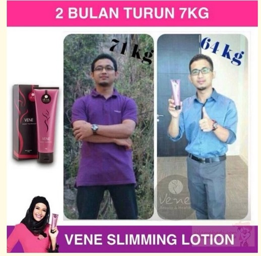 testimoni vene slimming lotion