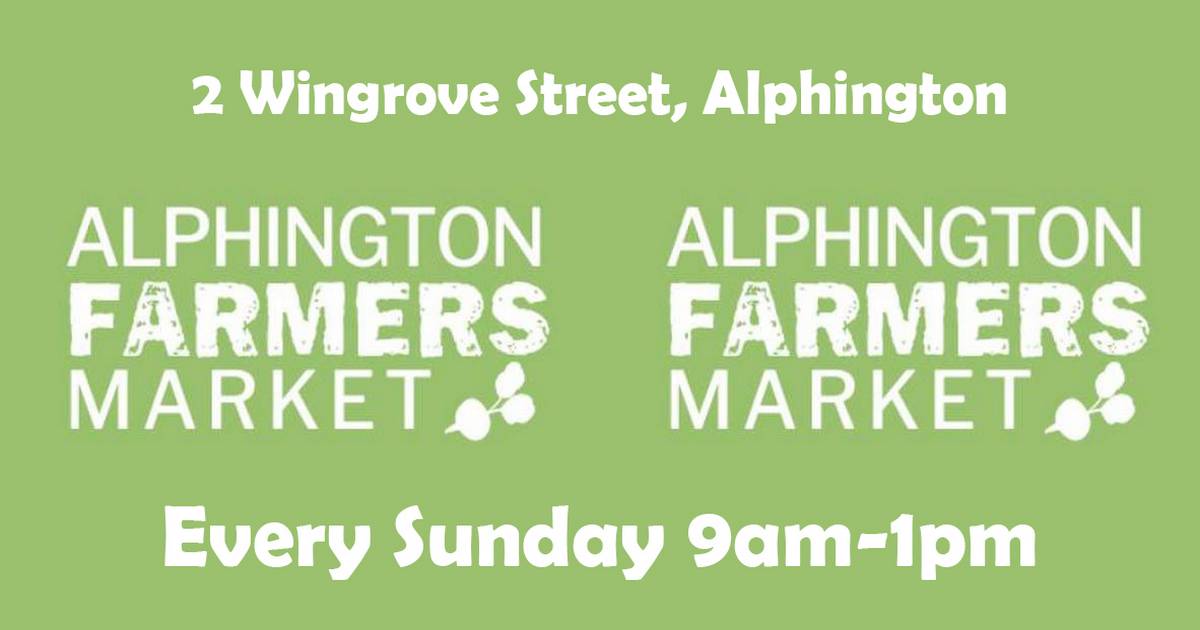 Alphington Farmers Market sign