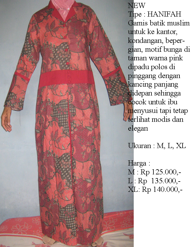  modern  batik  n elegan gamis  batik  untuk ibu  hamil 