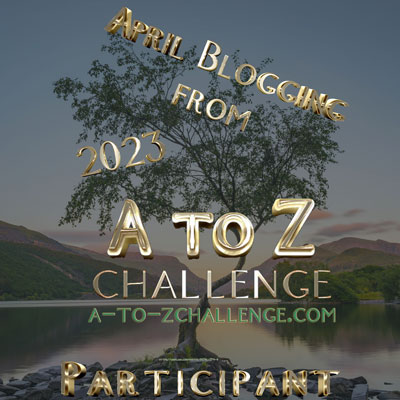 #AtoZChallenge 2023 badge