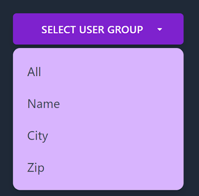 Select user group