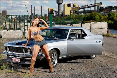 New Ford Mustang Girls, Automotive Car