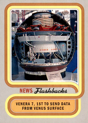 2019 Topps Heritage Baseball NF-12 - Venera 7 Lands On Venus