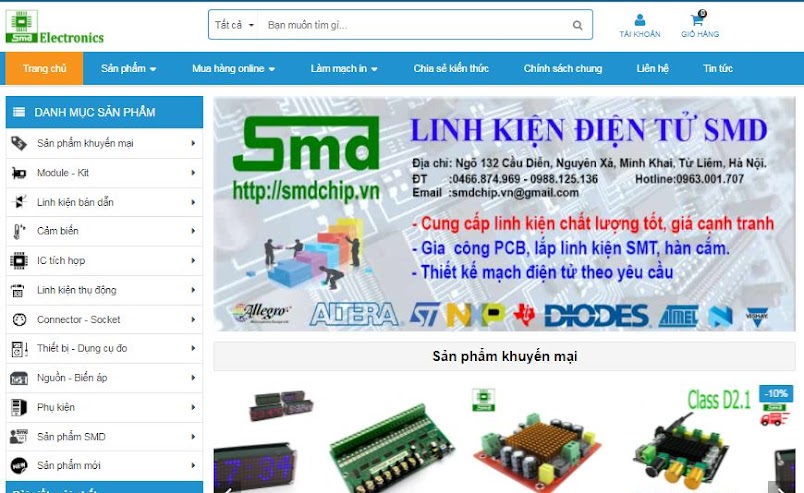 [Share] - Theme linh kiện điện tử