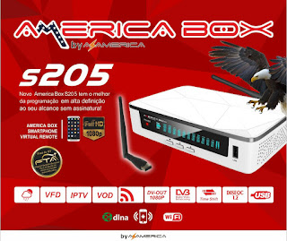  America Box S105 e S205 Novos Lançamento da Marca Confiram - 20/09/2016