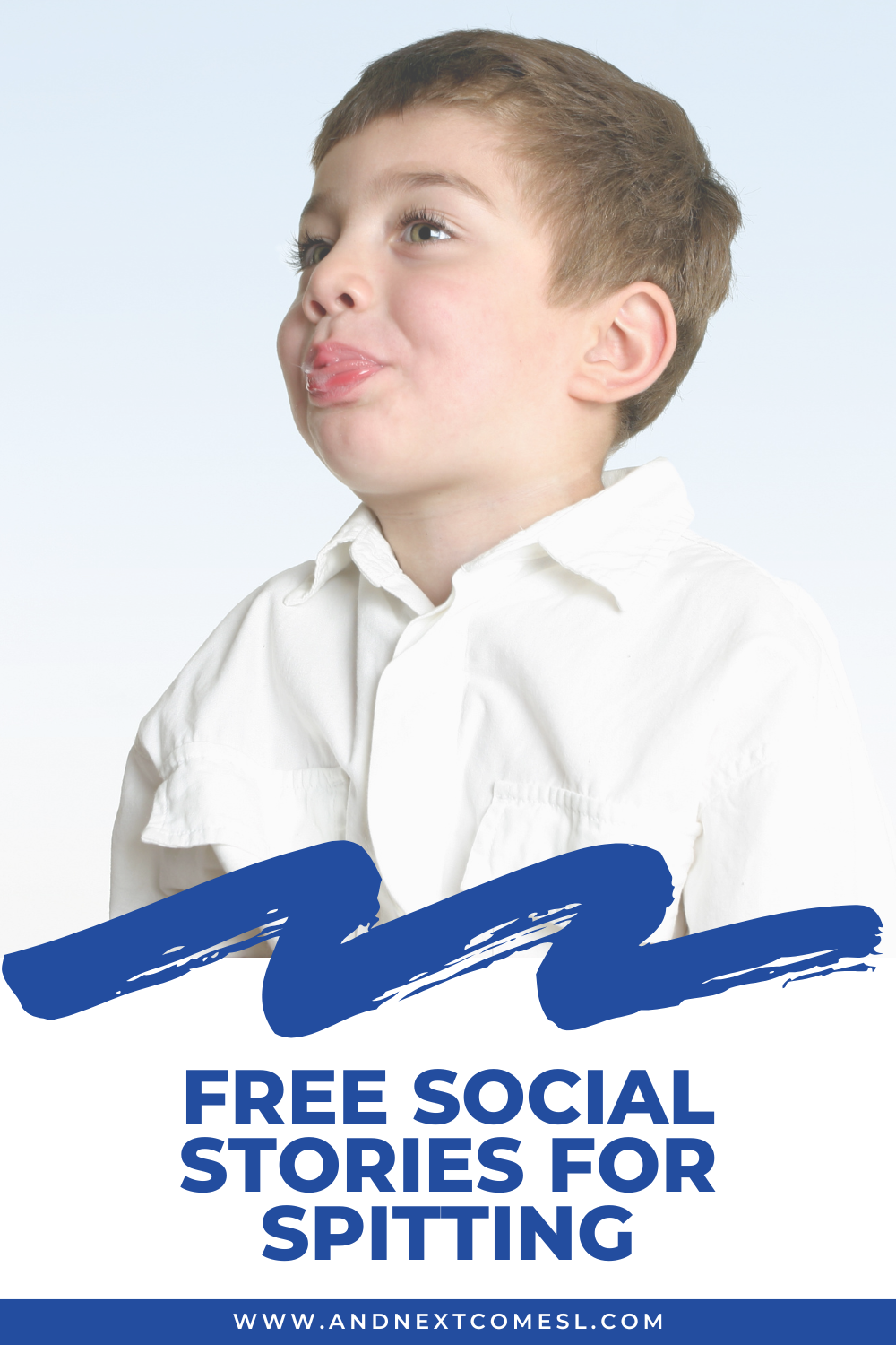 Free social stories for spitting