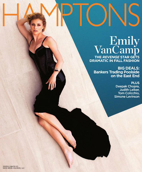 Emily VanCamp Covers The Hamptons Magazine, August 2012